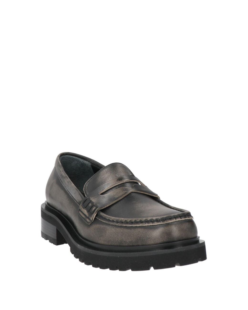 Golden Goose Deluxe Brand Gray Loafers Bull Skin
