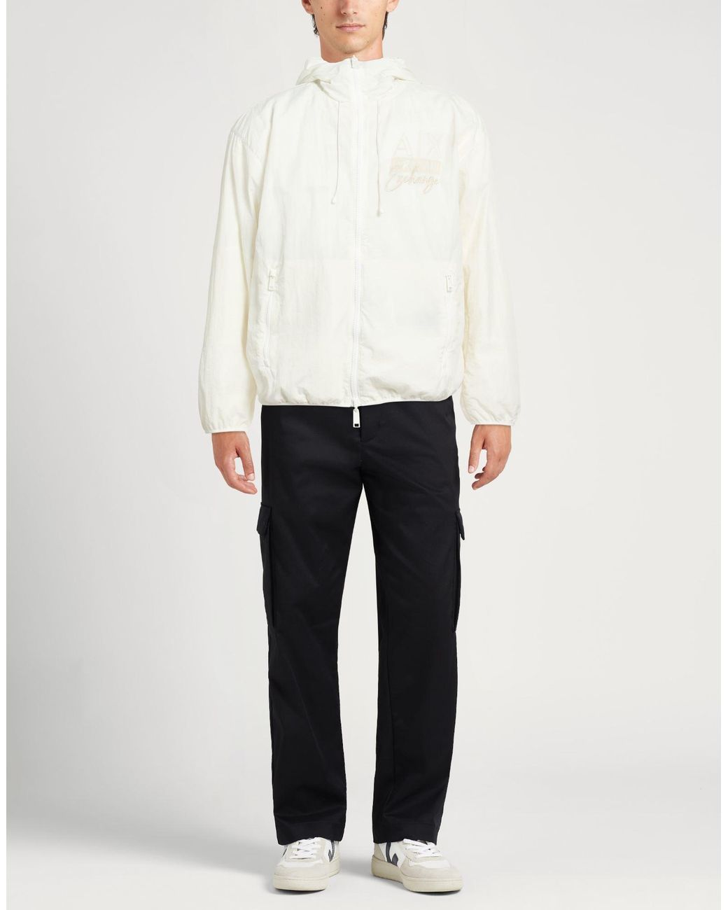 ARMANI EXCHANGE White Jackets for men