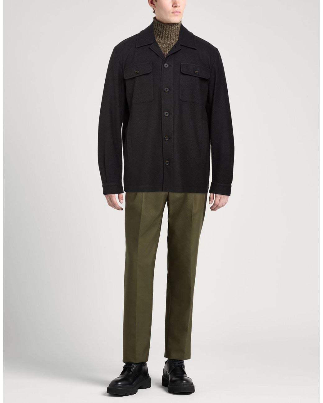 Drumohr Black Jacket for men