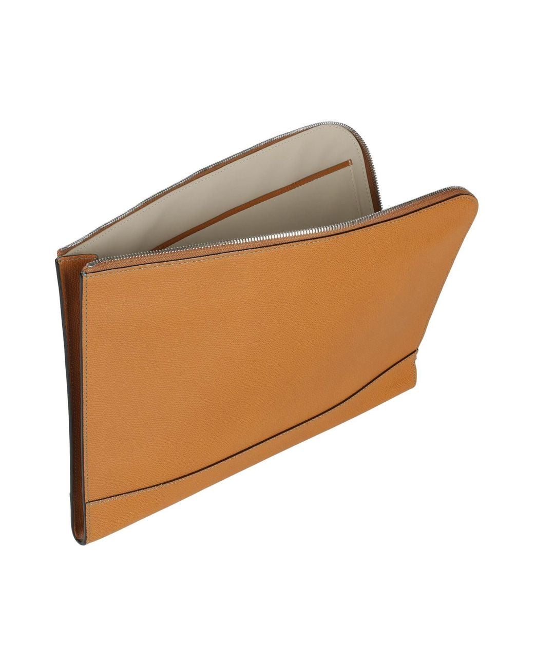 Valextra Brown Document Holder for men