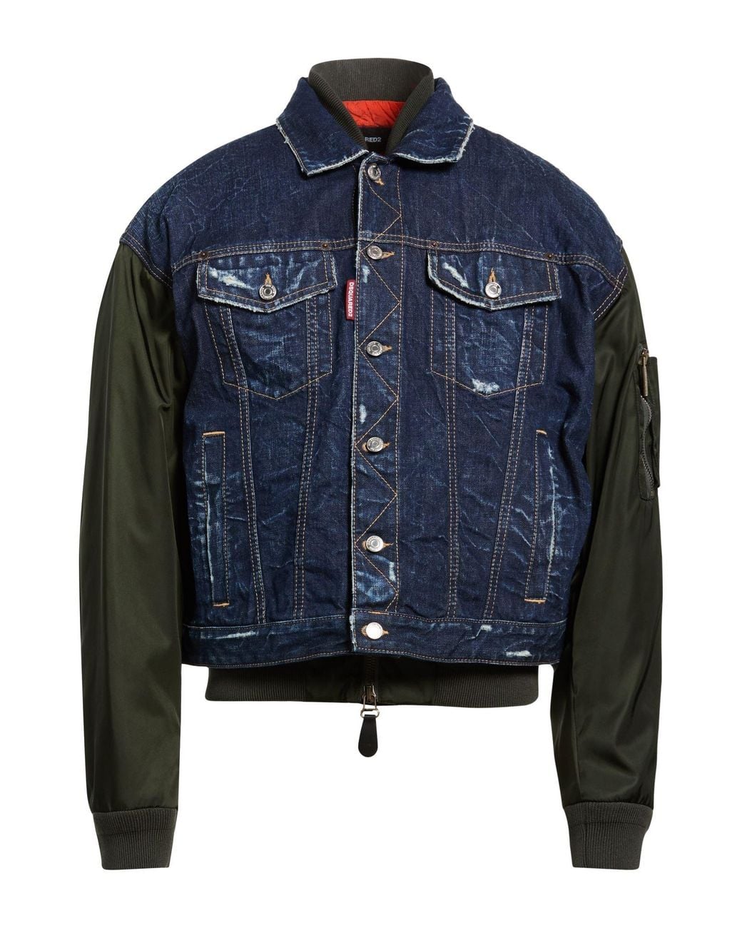 DSquared² Blue Denim Outerwear for men