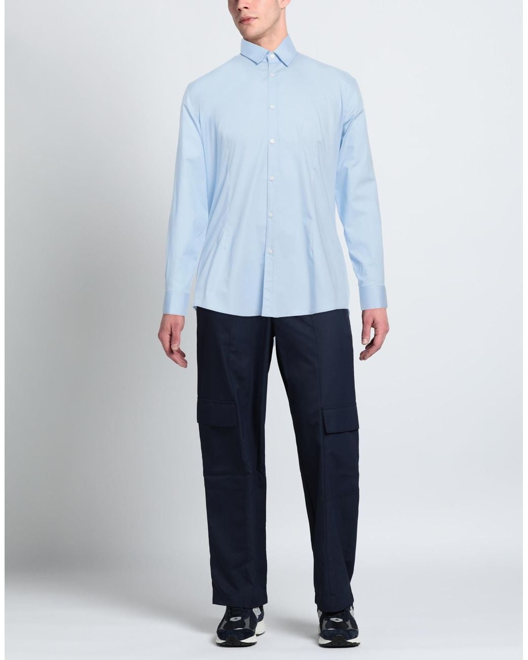 Daniele Alessandrini Blue Shirt for men