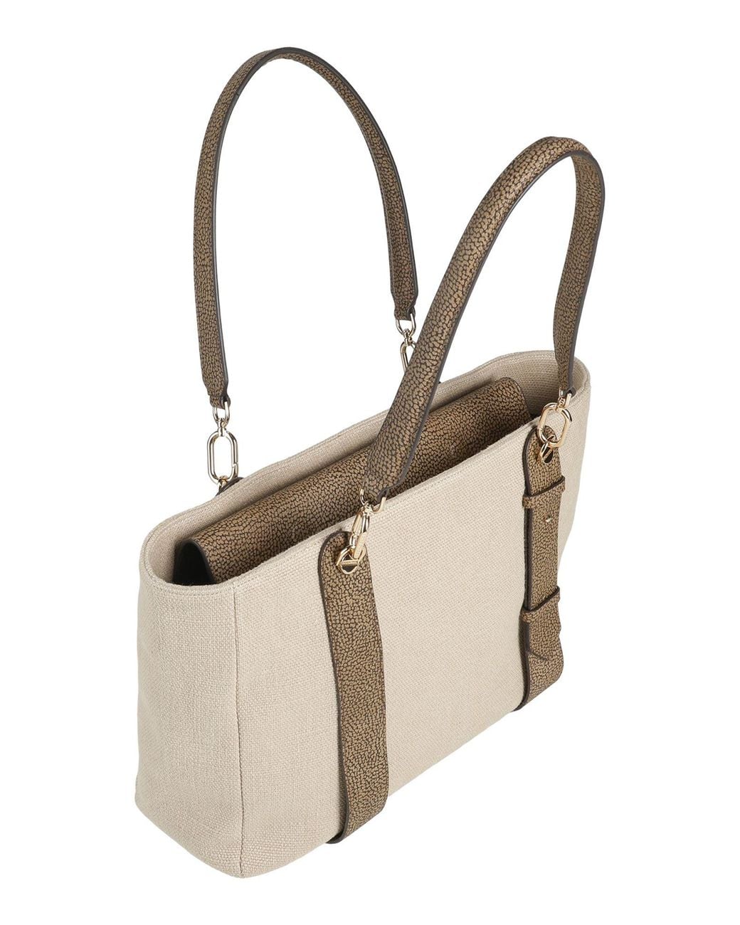 Borbonese Natural Shoulder Bag