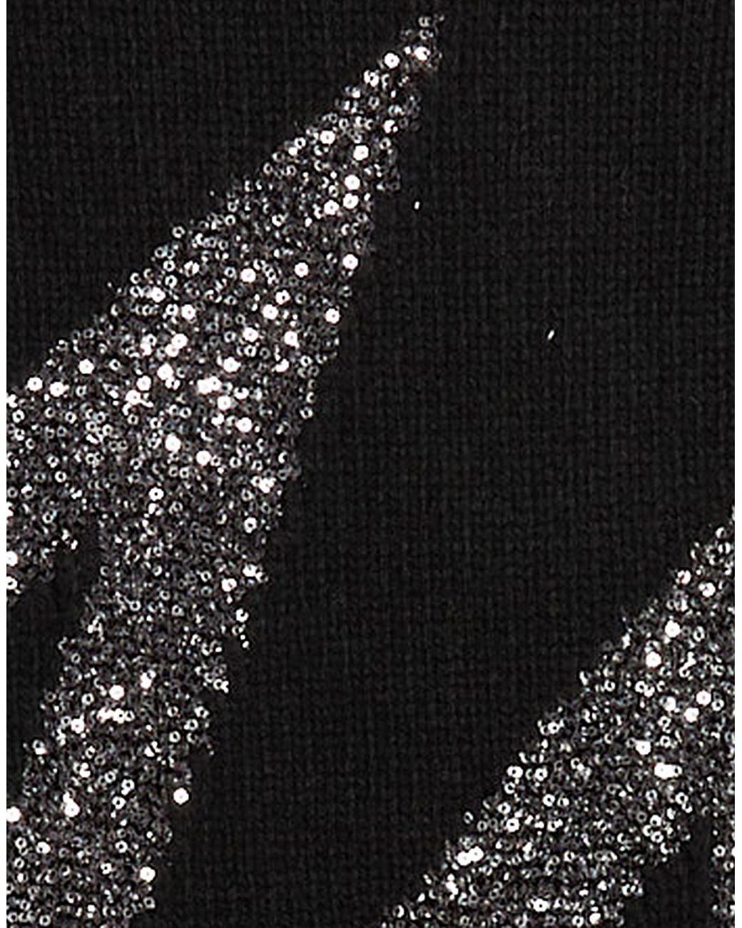 Jucca Black Sweater Wool, Polyamide, Polyester