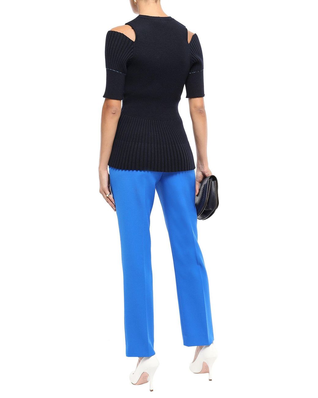 Victoria Beckham Blue Sweater