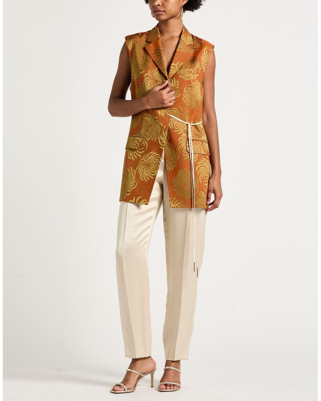 Dries Van Noten Brown Blazer Acetate, Viscose