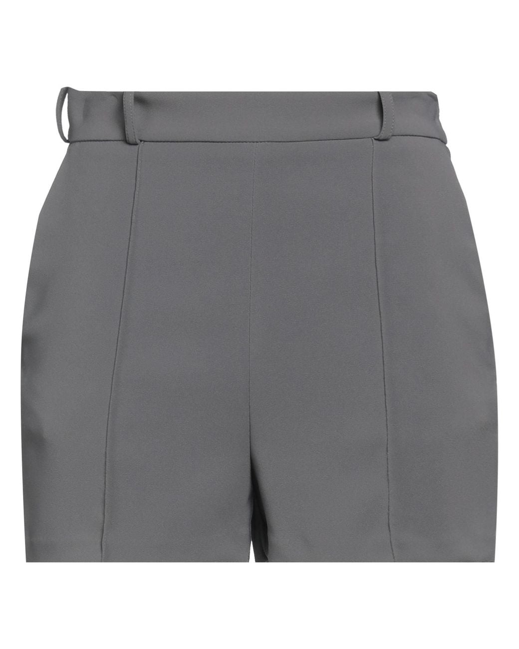 Elisabetta Franchi Gray Shorts & Bermuda Shorts Polyester, Elastane