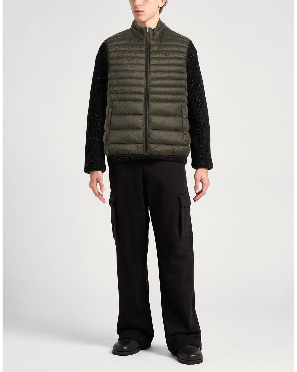 Aeronautica Militare Green Gilet for men