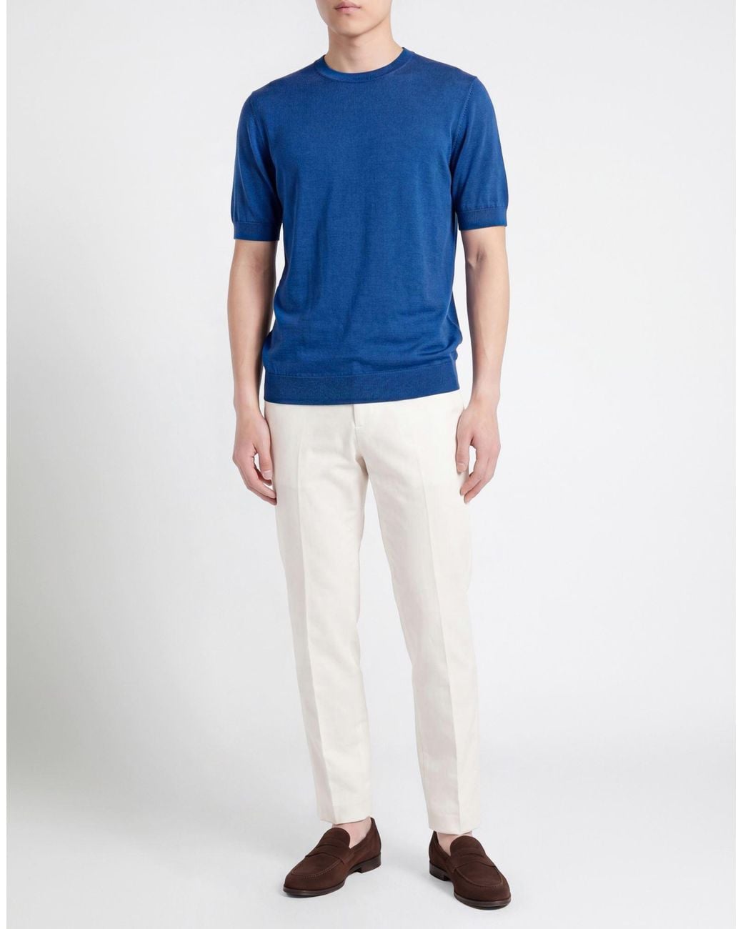 FILIPPO DE LAURENTIIS Blue Jumper for men