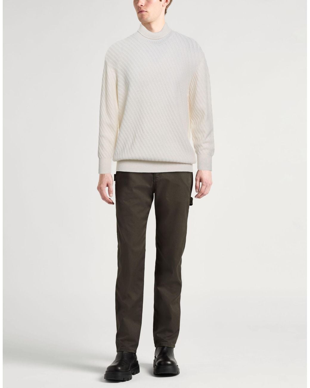 Paolo Pecora White Turtlenecks for men