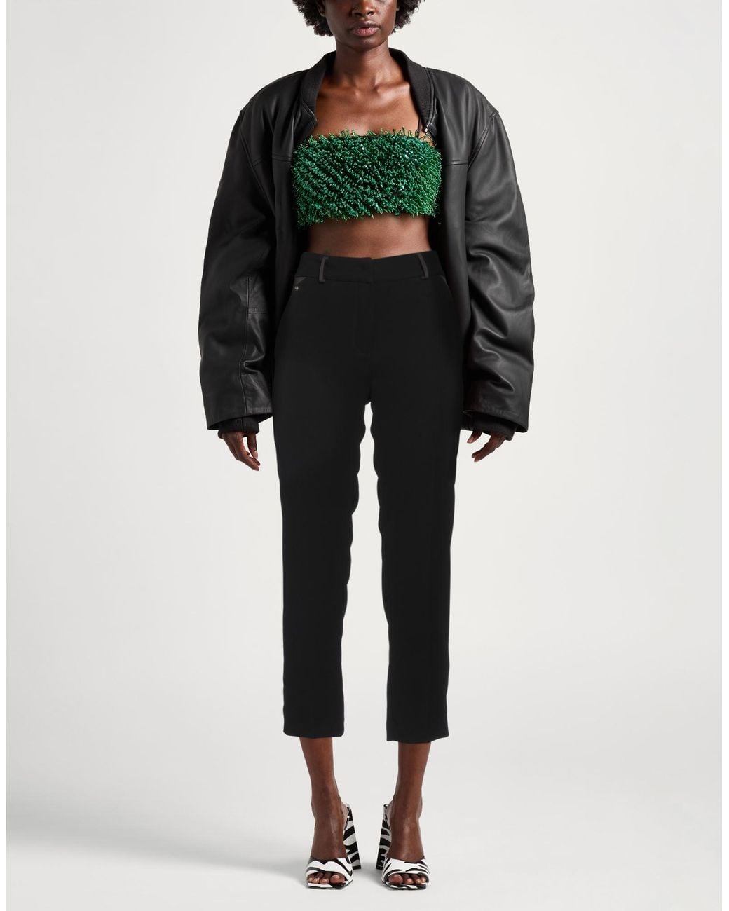 Liu Jo Black Pants Polyester