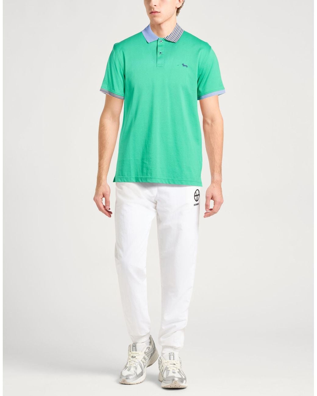 Harmont & Blaine Green Polo Shirts for men