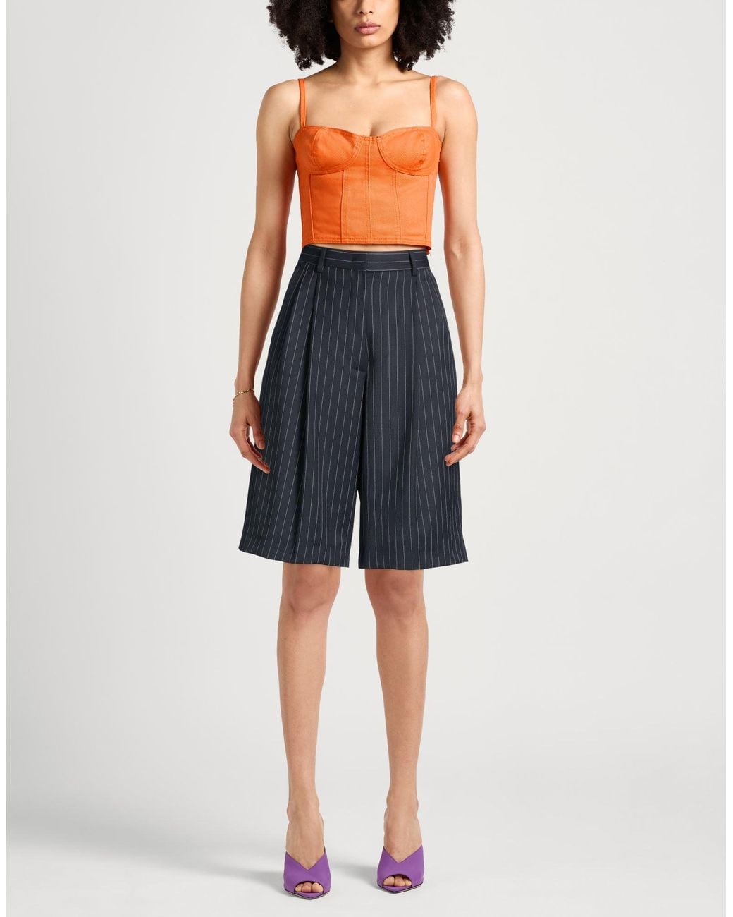 MSGM Blue Shorts & Bermuda Shorts