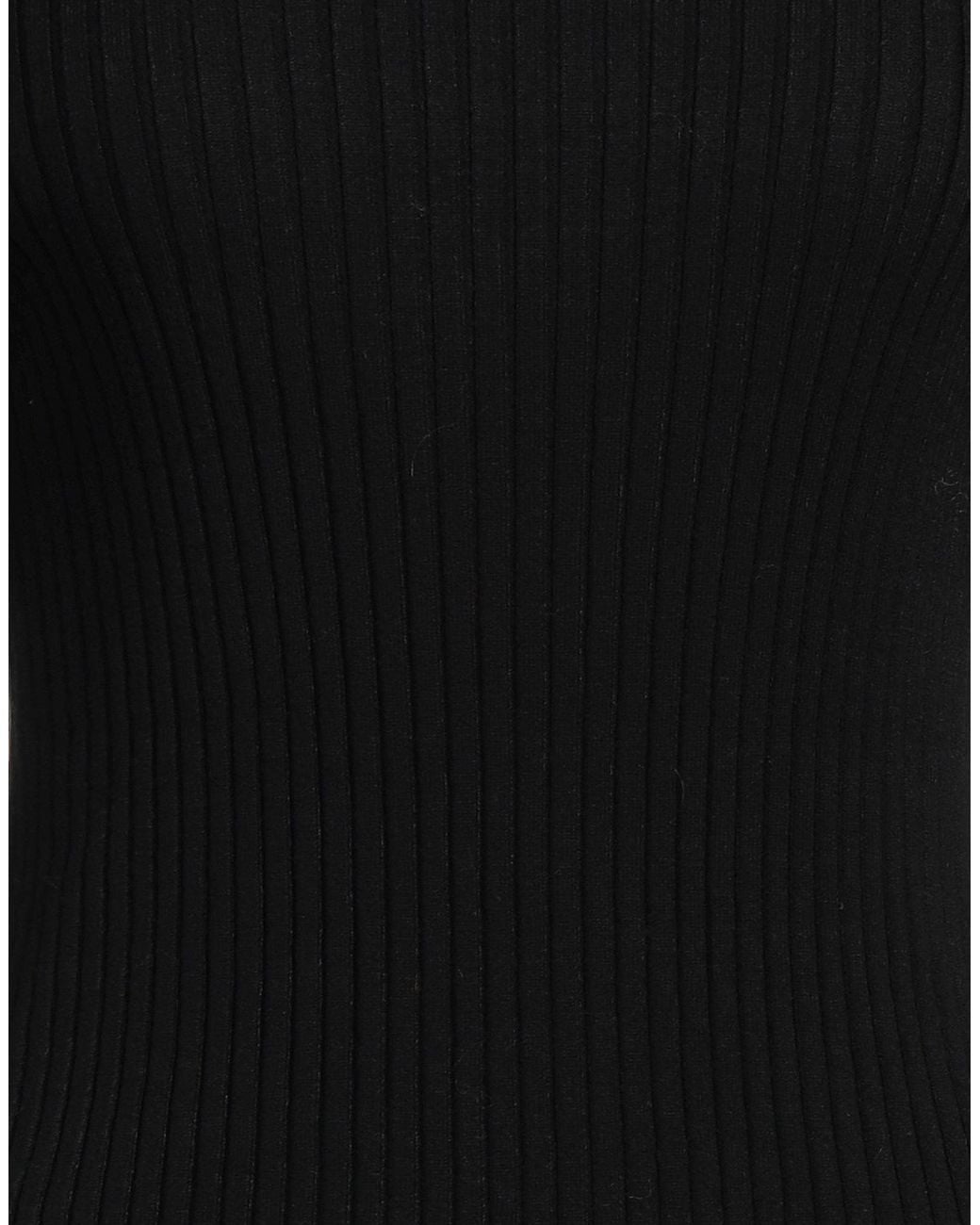 PT Torino Black Sweater Viscose, Polyester