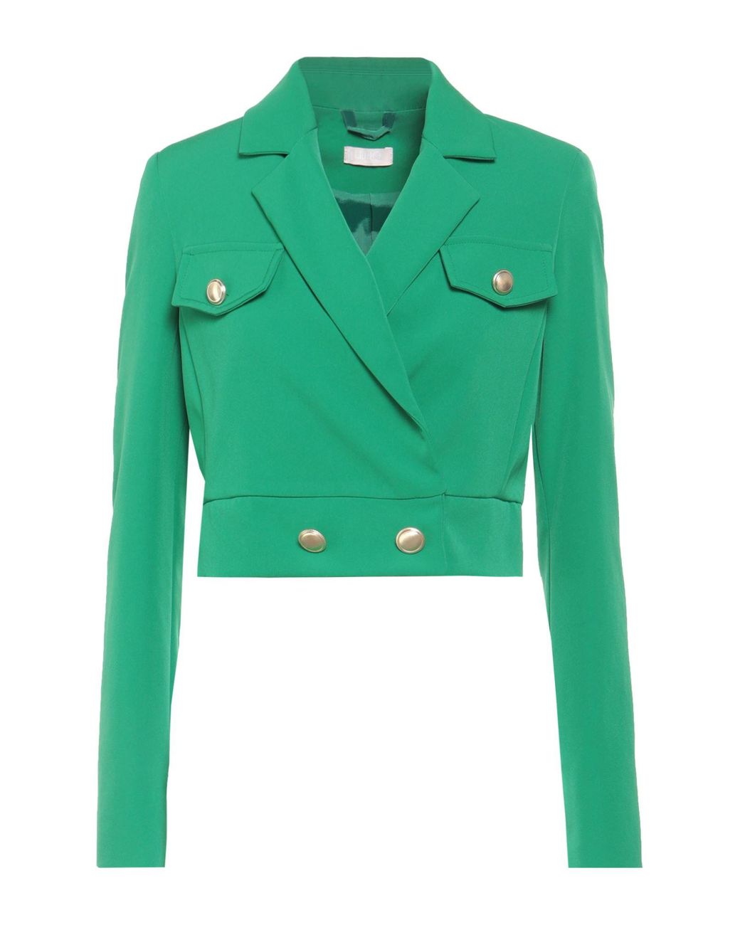Liu Jo Green Blazer Polyester, Elastane