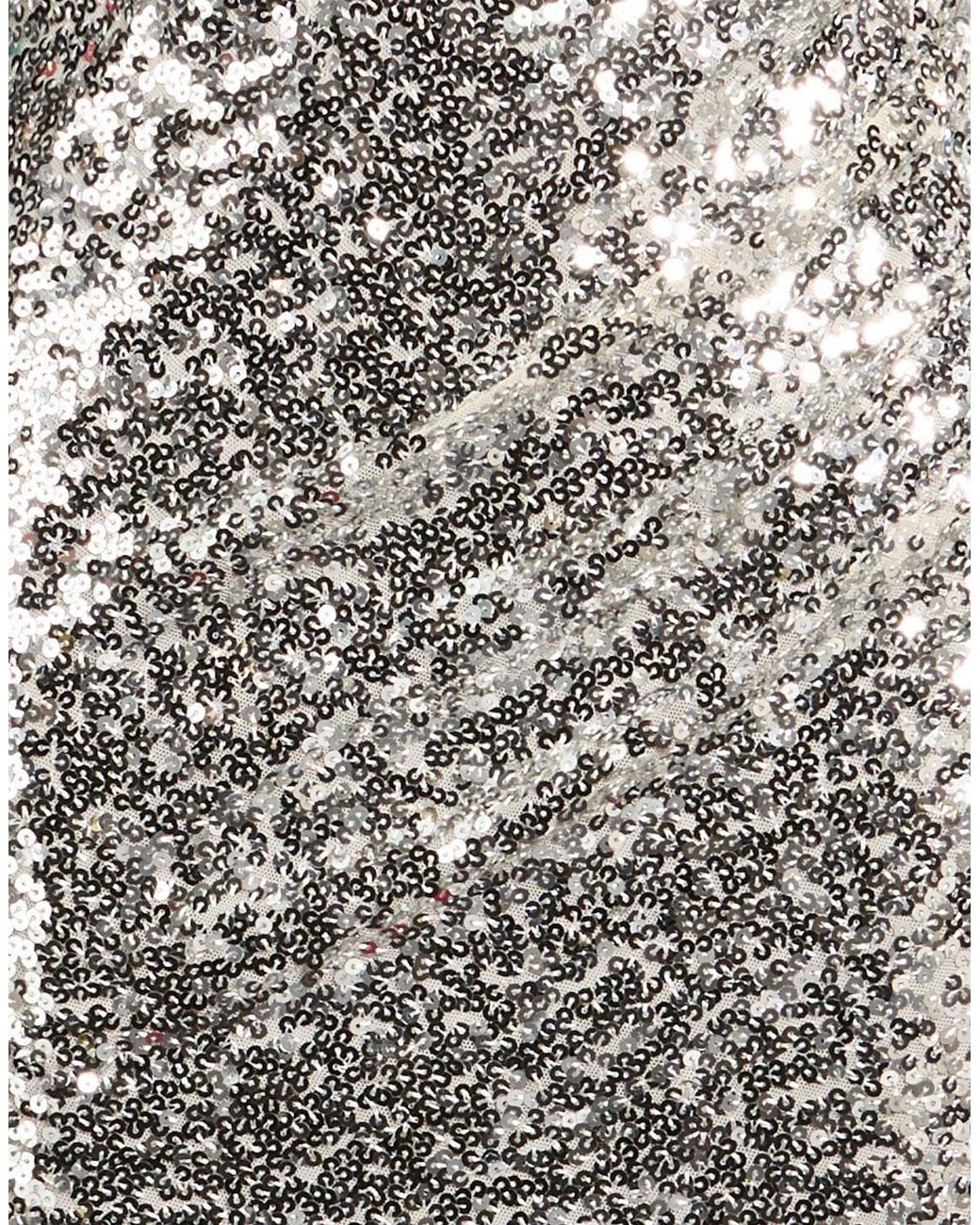 Rinascimento Gray Mini Dress Polyester, Elastane