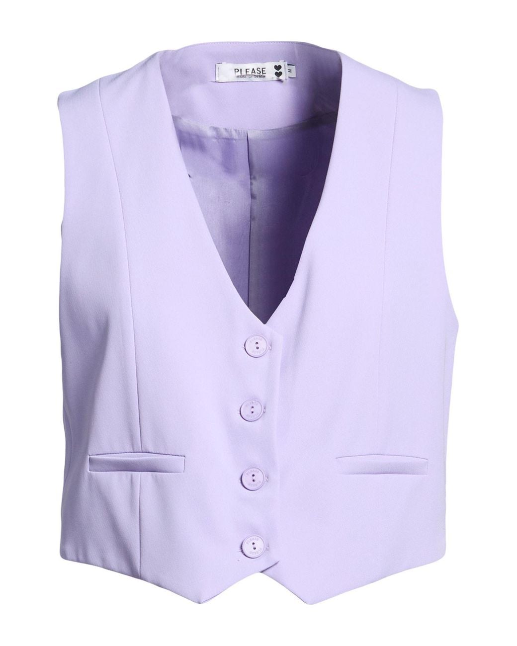 Please Purple Tailored Vests