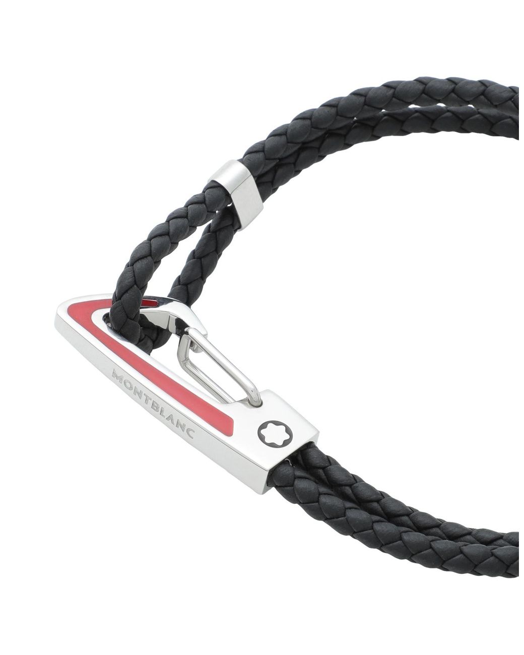Montblanc Meisterstück Great Masters Pirelli Bracelet in Rubber and Steel  with Red Lacquer - Luxury Bracelets – Montblanc® SE