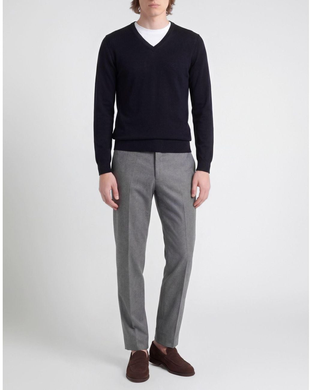 Vneck Blue Sweaters for men