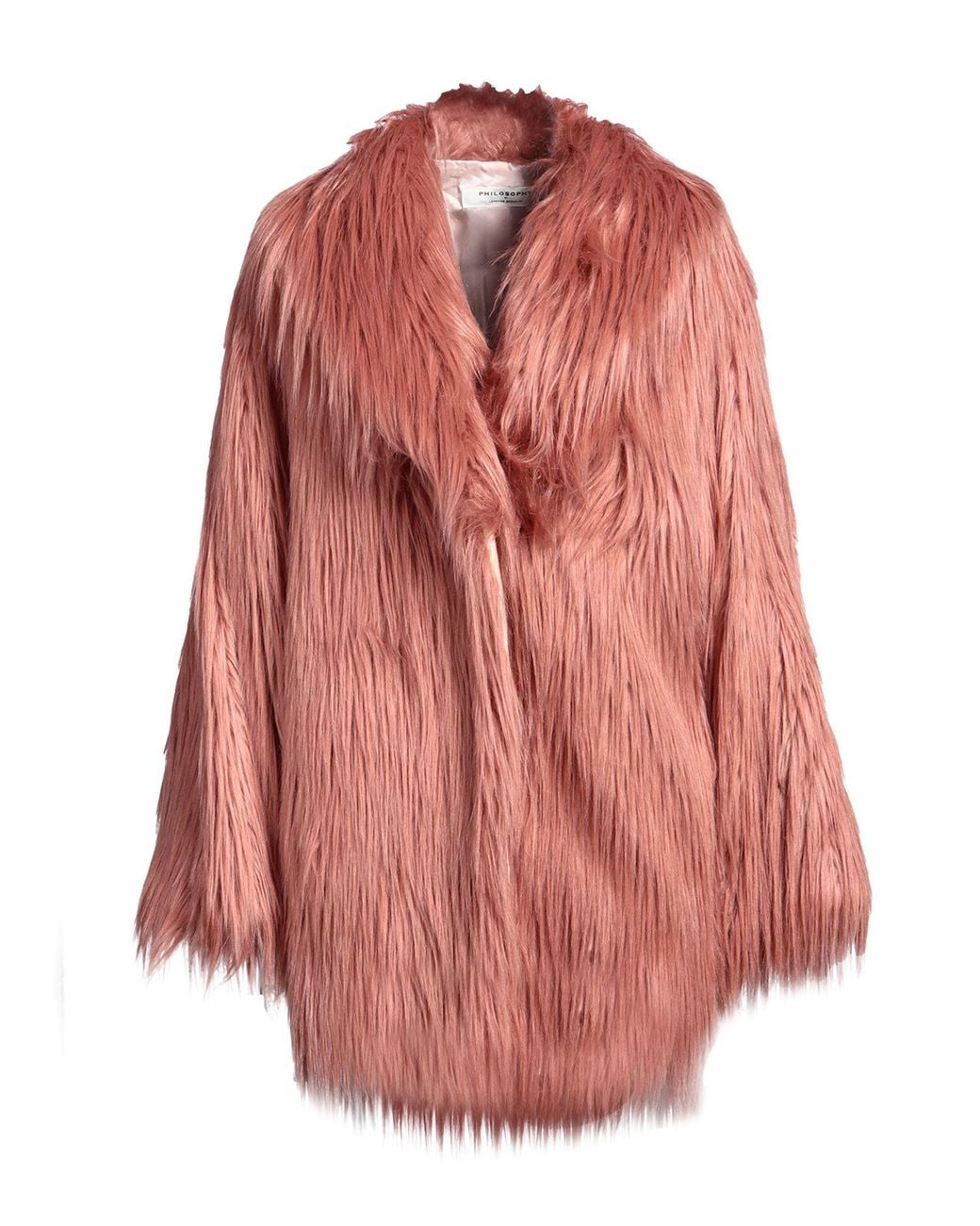 Philosophy Di Lorenzo Serafini Red Shearling & Teddy