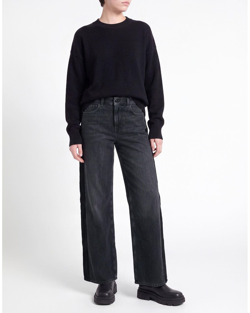 AG Jeans Blue Charcoal Jeans Cotton, Lyocell