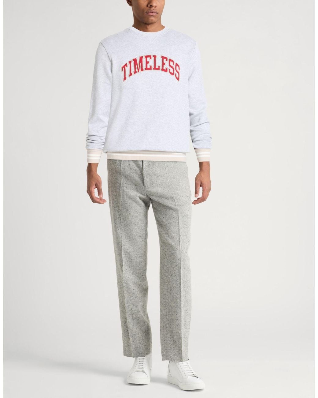 Eleventy White Sweatshirt for men