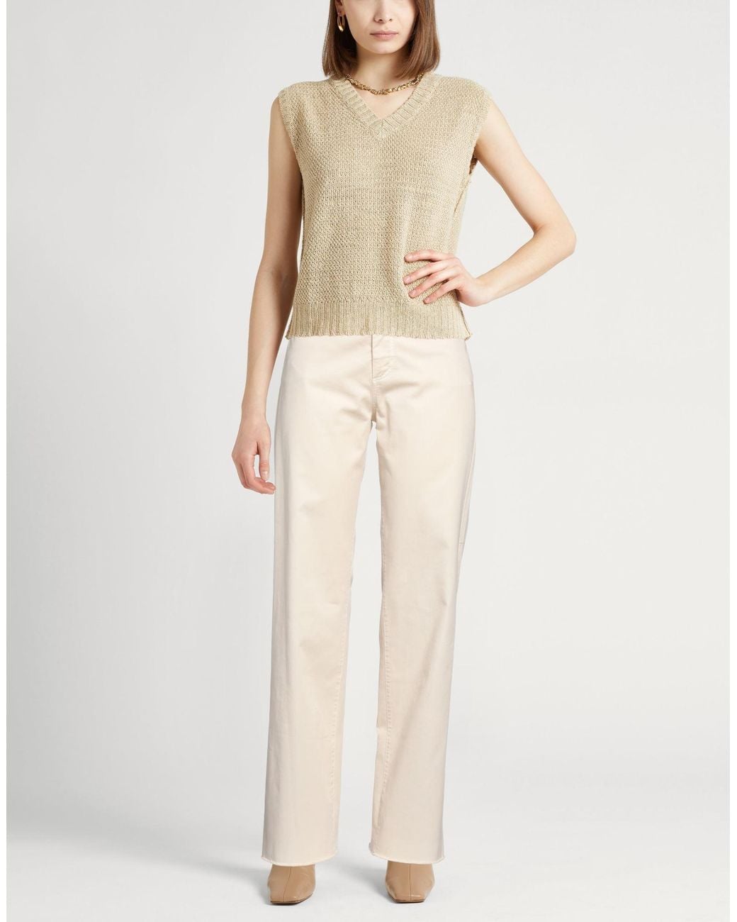 Malo Natural Trouser