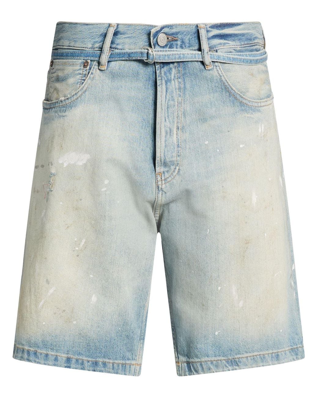 Acne Blue Denim Shorts