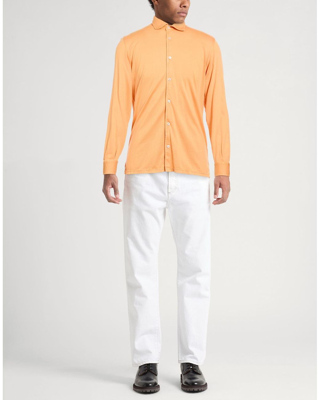 Fedeli Hemd in Orange für Herren