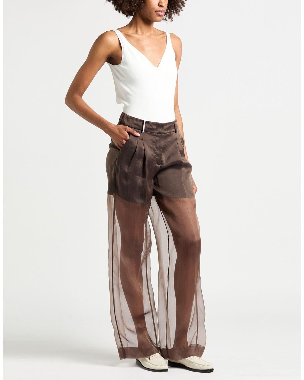 Peserico Brown Pants