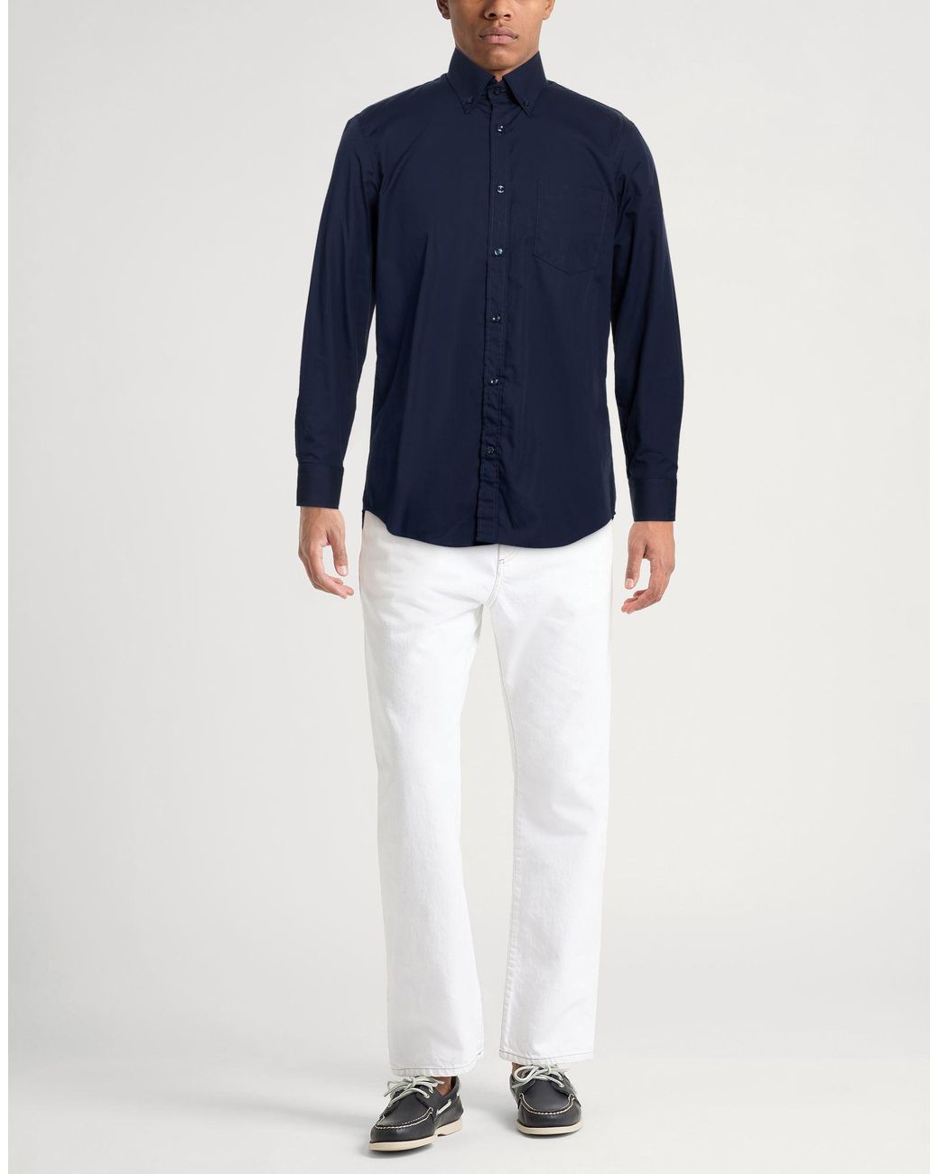 Paul & Shark Blue Midnight Shirt Cotton for men