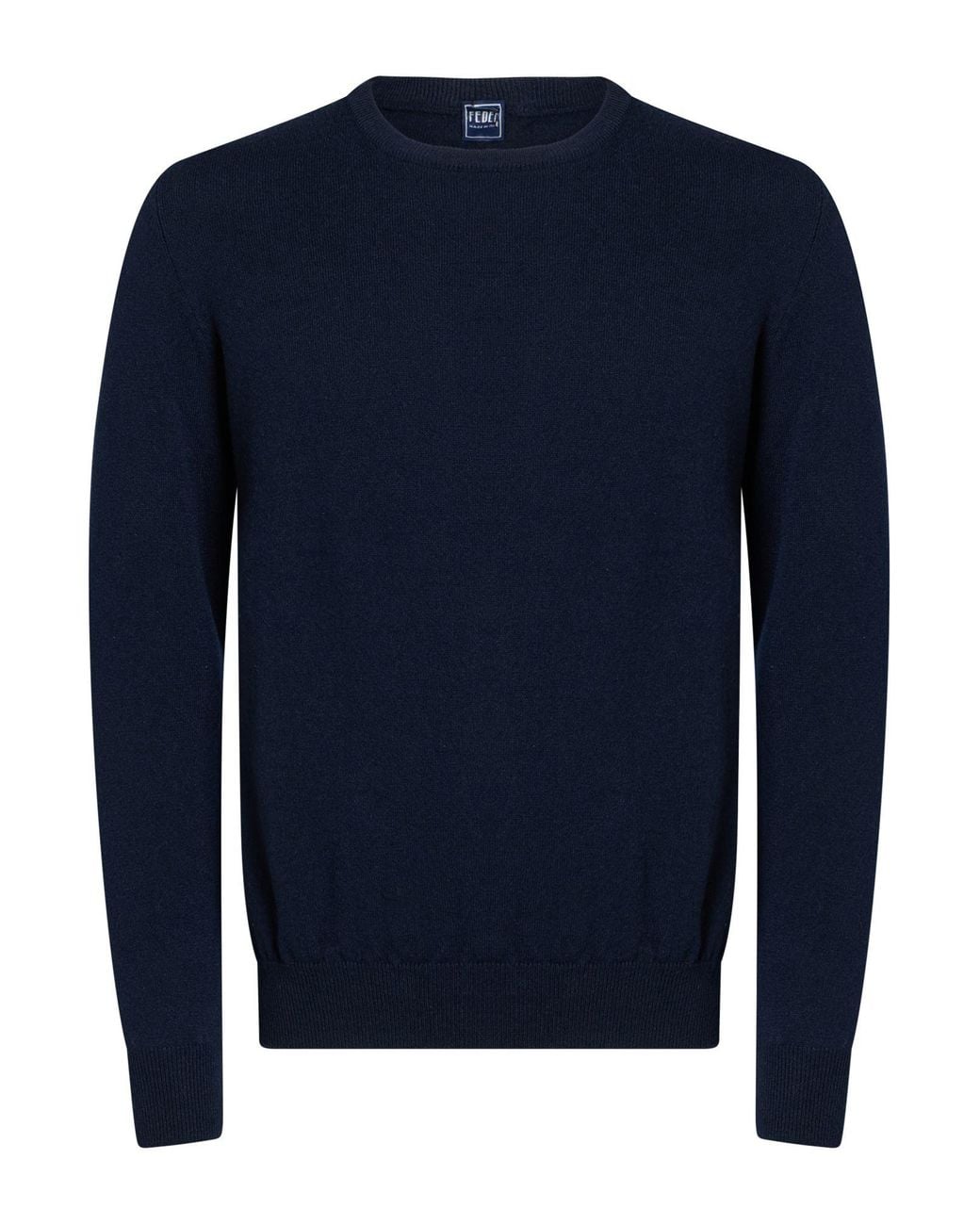 Fedeli Blue Midnight Sweater Cashmere for men