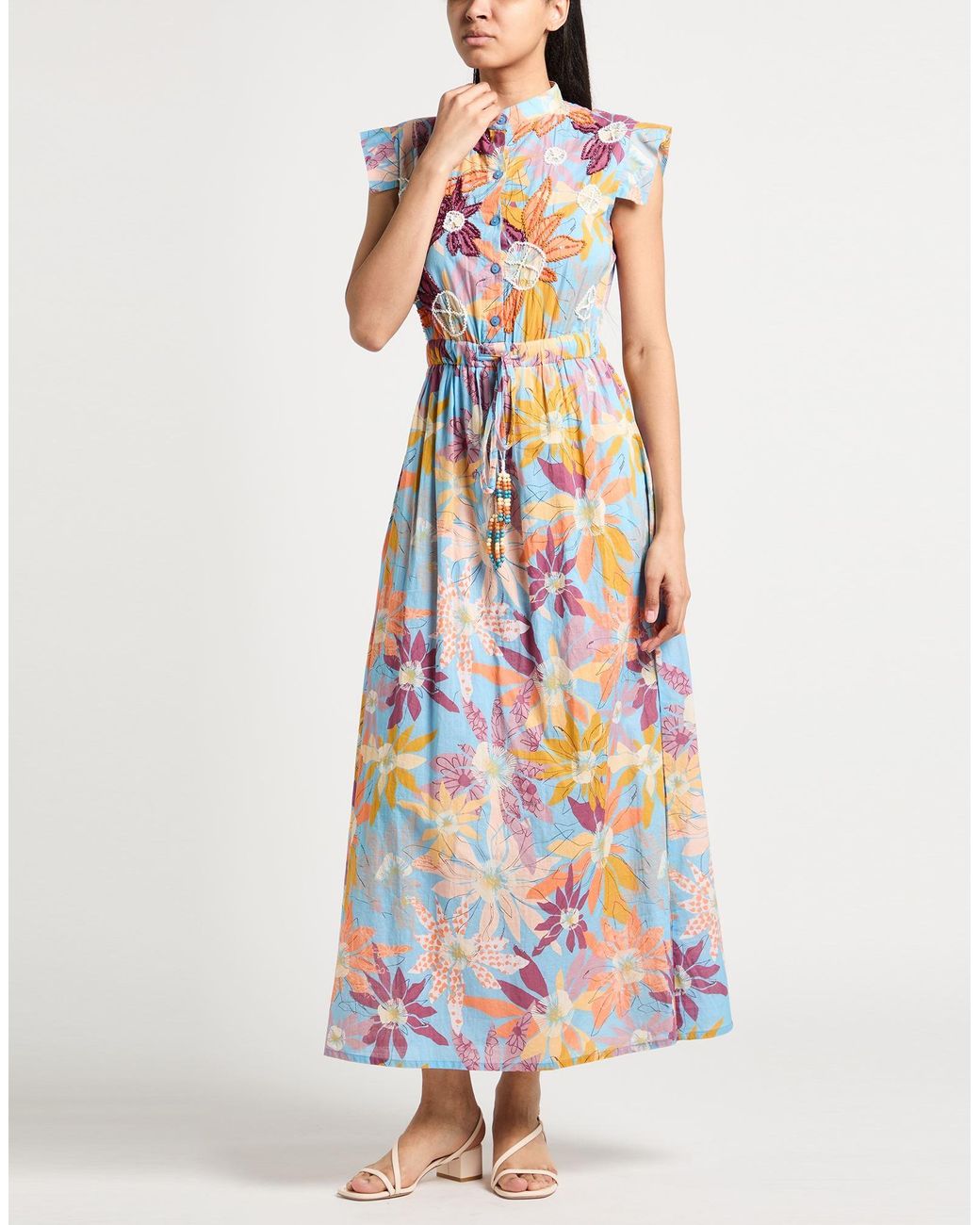 CONNOR & BLAKE White Maxi Dress Cotton
