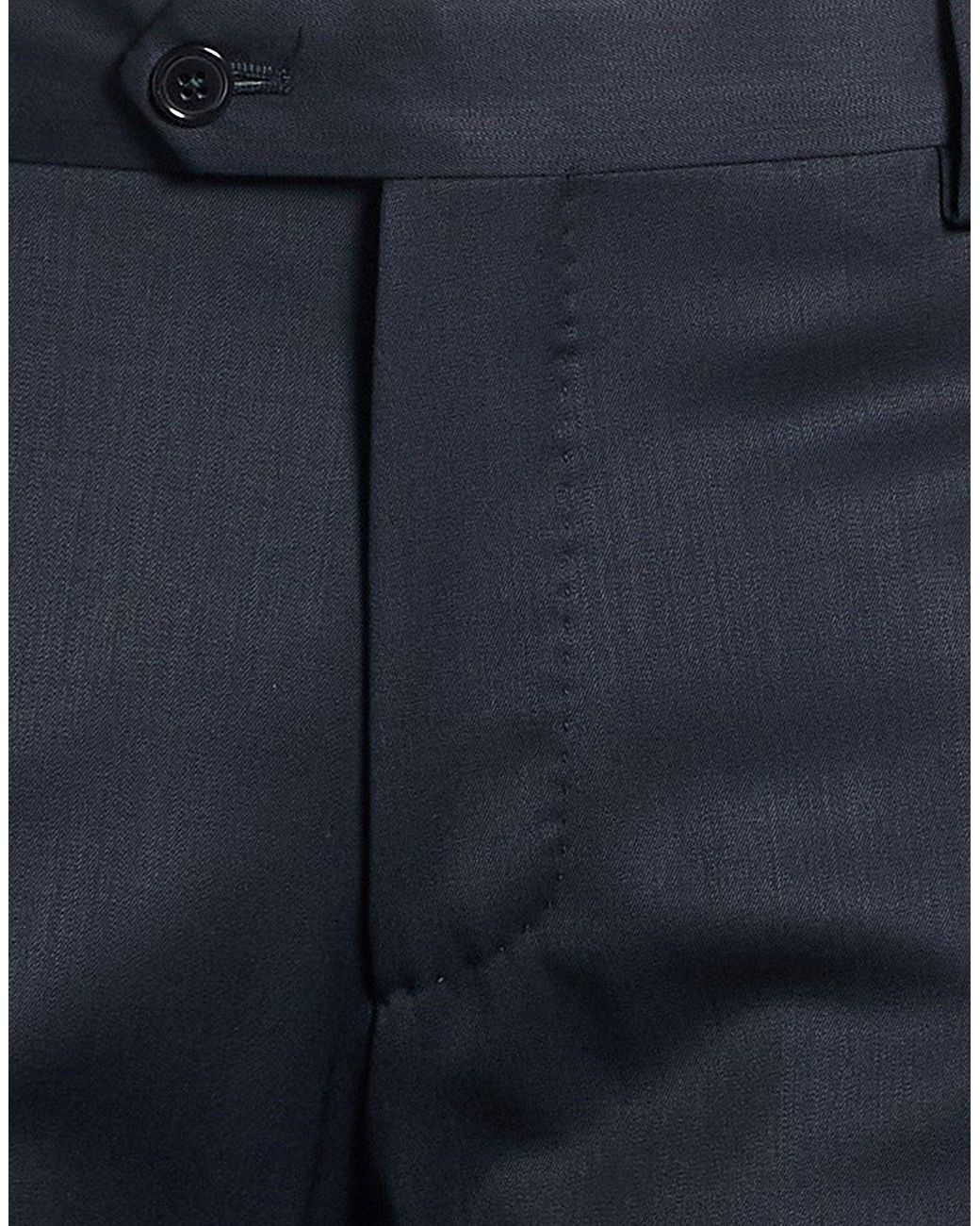 Lardini Blue Pants Wool, Elastane for men