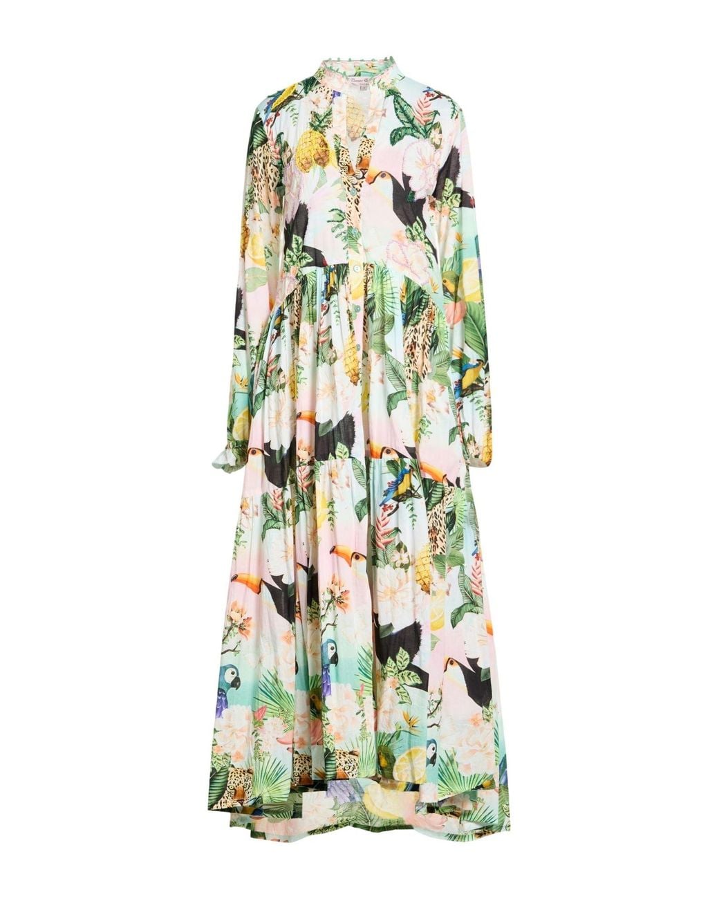 CONNOR & BLAKE Green Light Maxi Dress Cotton