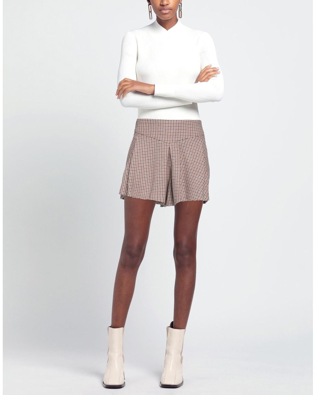 Maje Red Shorts & Bermuda Shorts