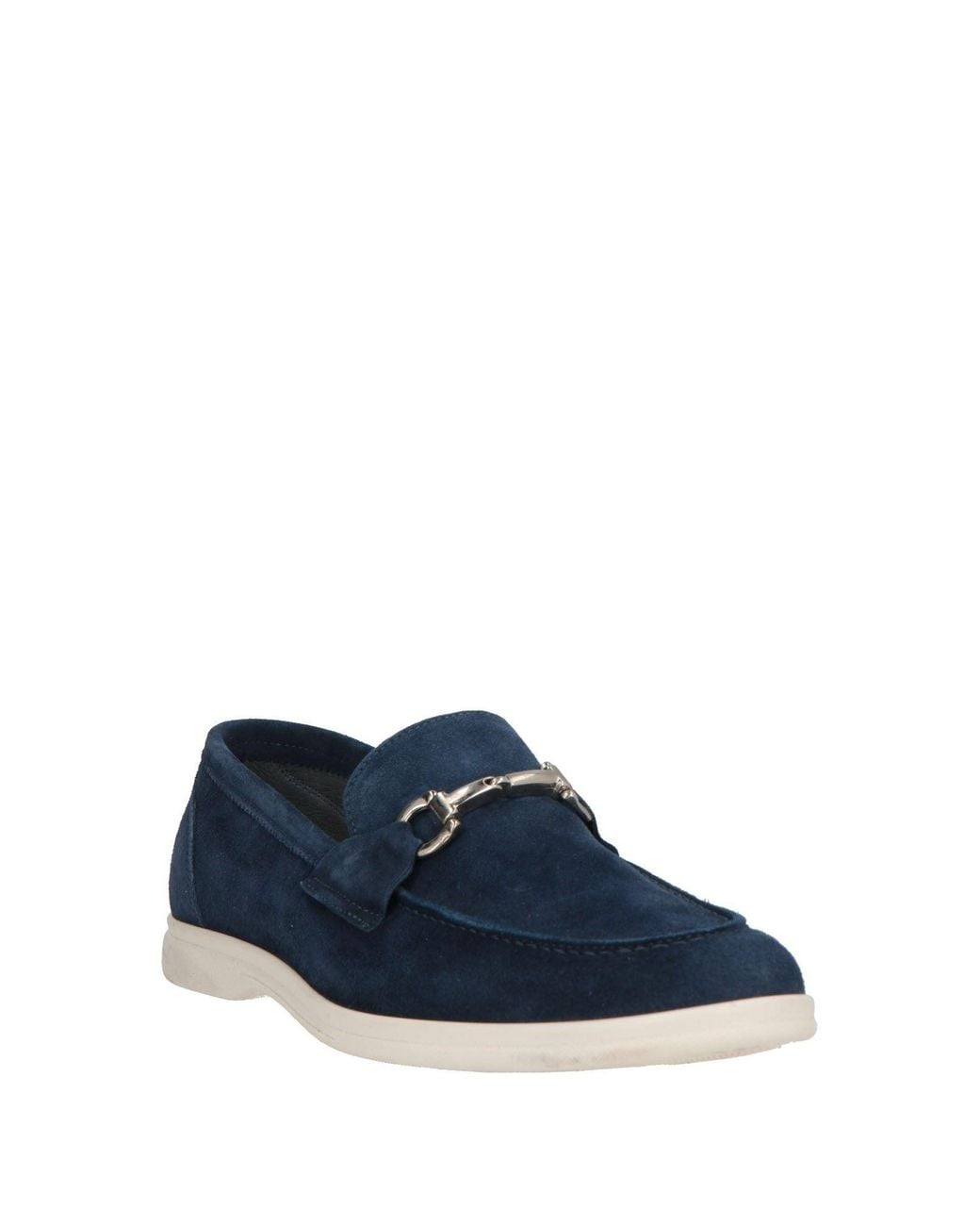 Luigi Borrelli Napoli Blue Loafers Leather for men