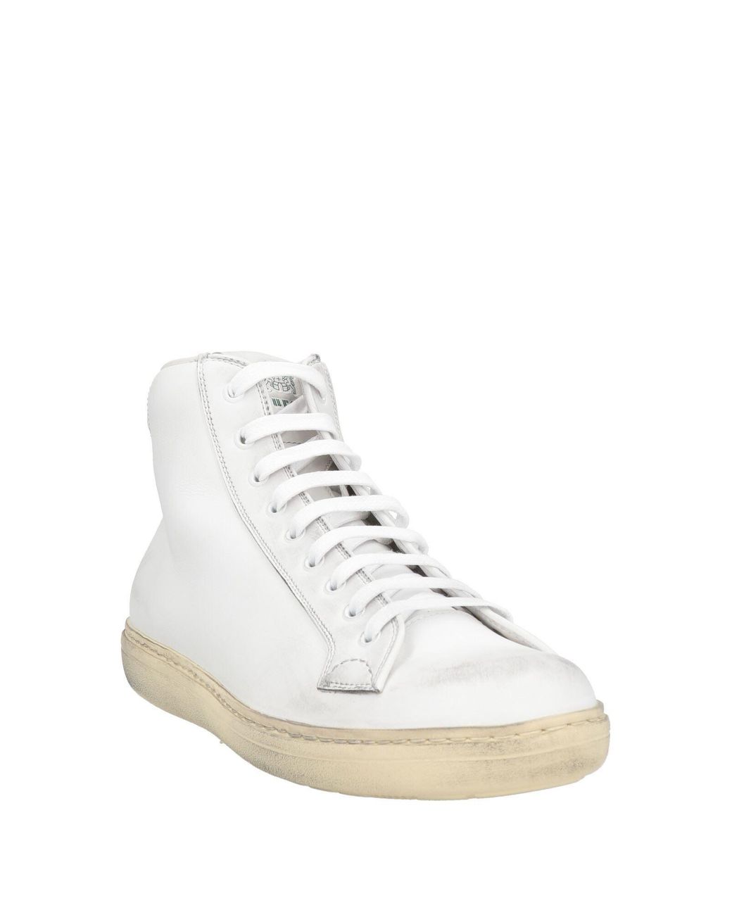 Church's White Boland Mid Sneakers Calfskin for men