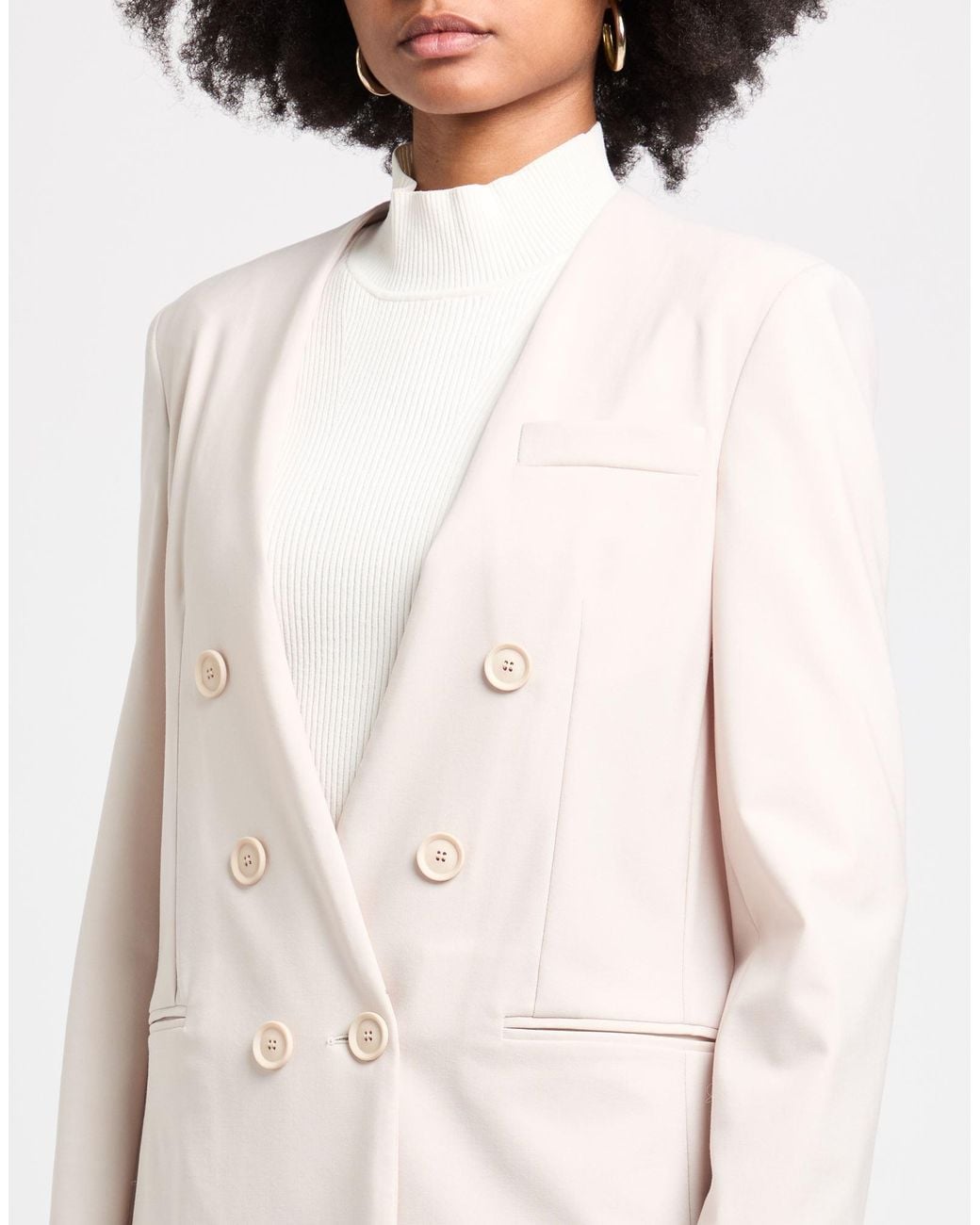 BRERAS Milano Pink Blazer Virgin Wool, Elastane
