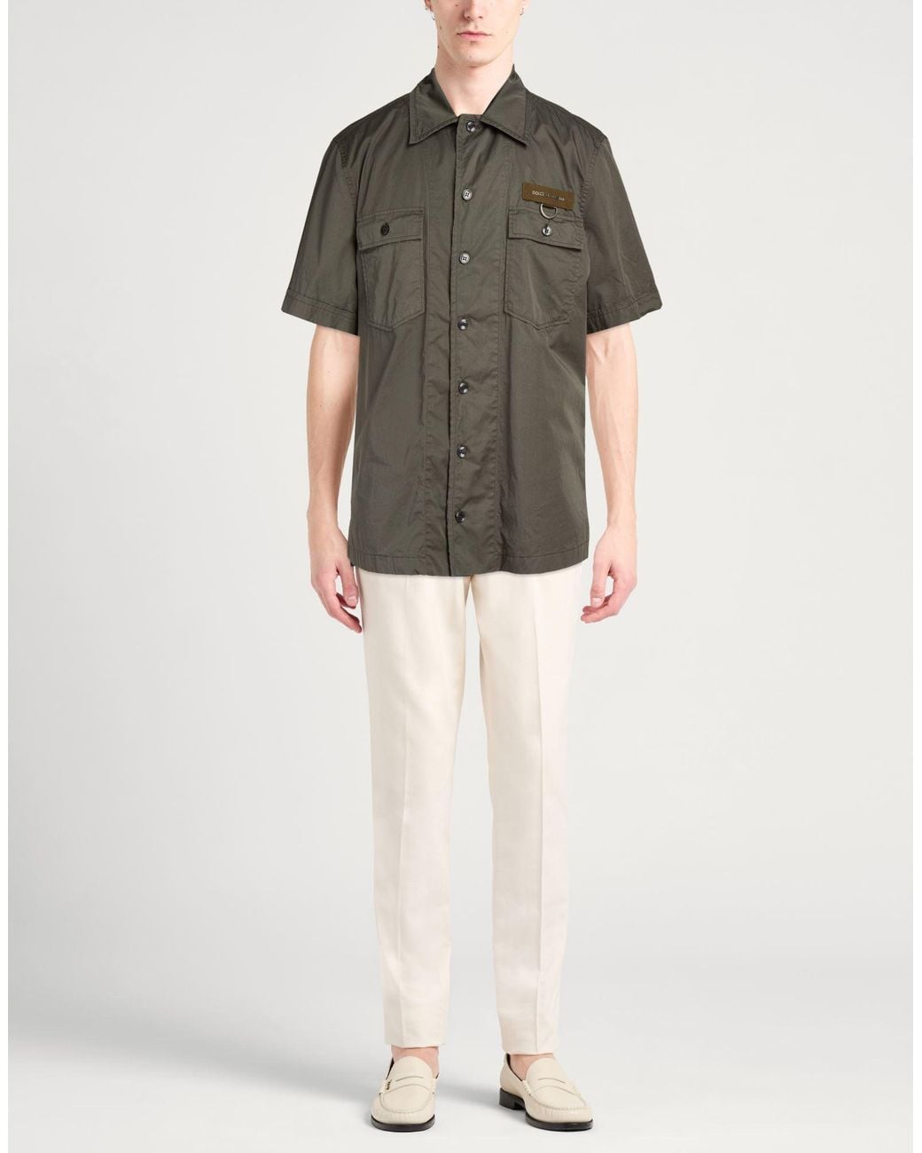 Dolce & Gabbana Gray Shirt for men