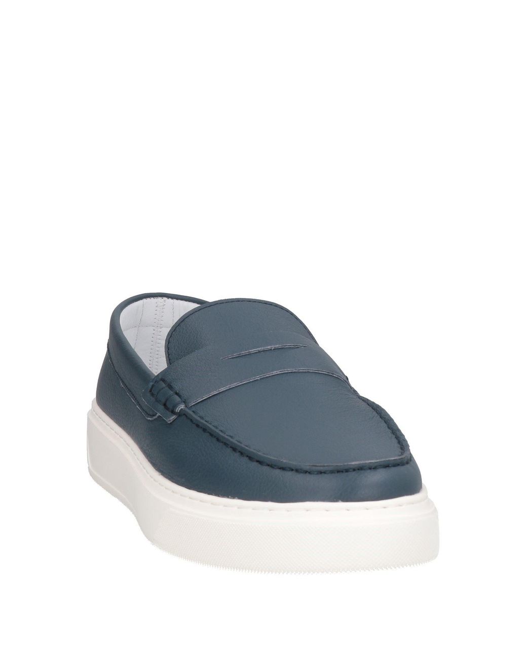 Peuterey Blue Sneakers Leather for men