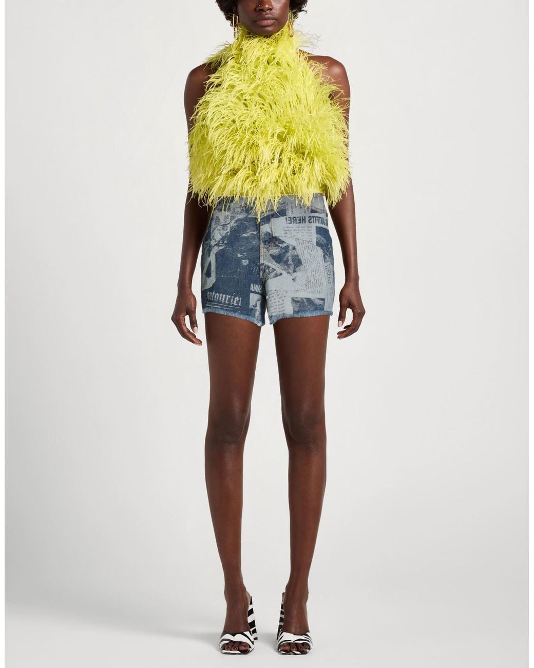 Versace Jeans Couture Blue Denim Shorts