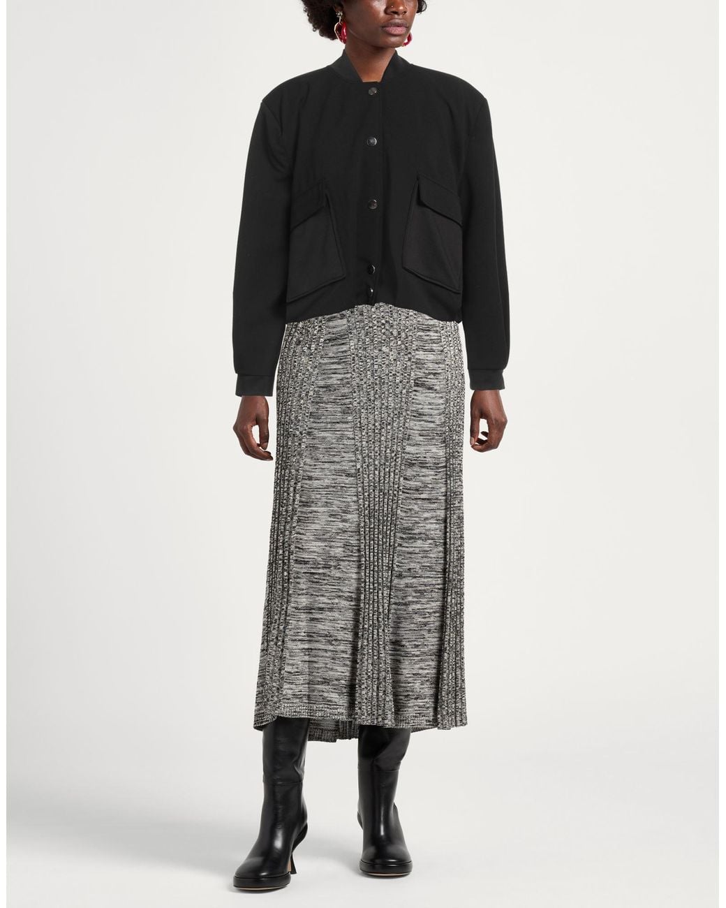 Haveone Black Jacket Polyester, Elastane