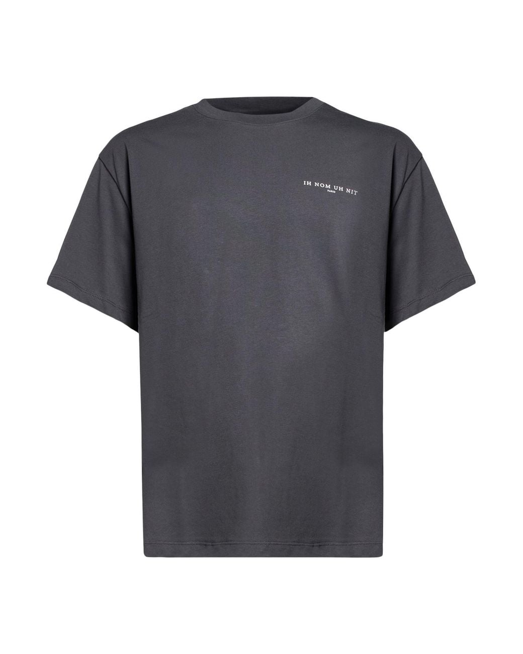 Ih Nom Uh Nit Gray Charcoal T-Shirt Cotton for men