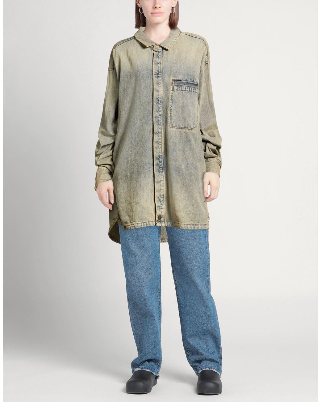 Entire studios Gray Denim Outerwear
