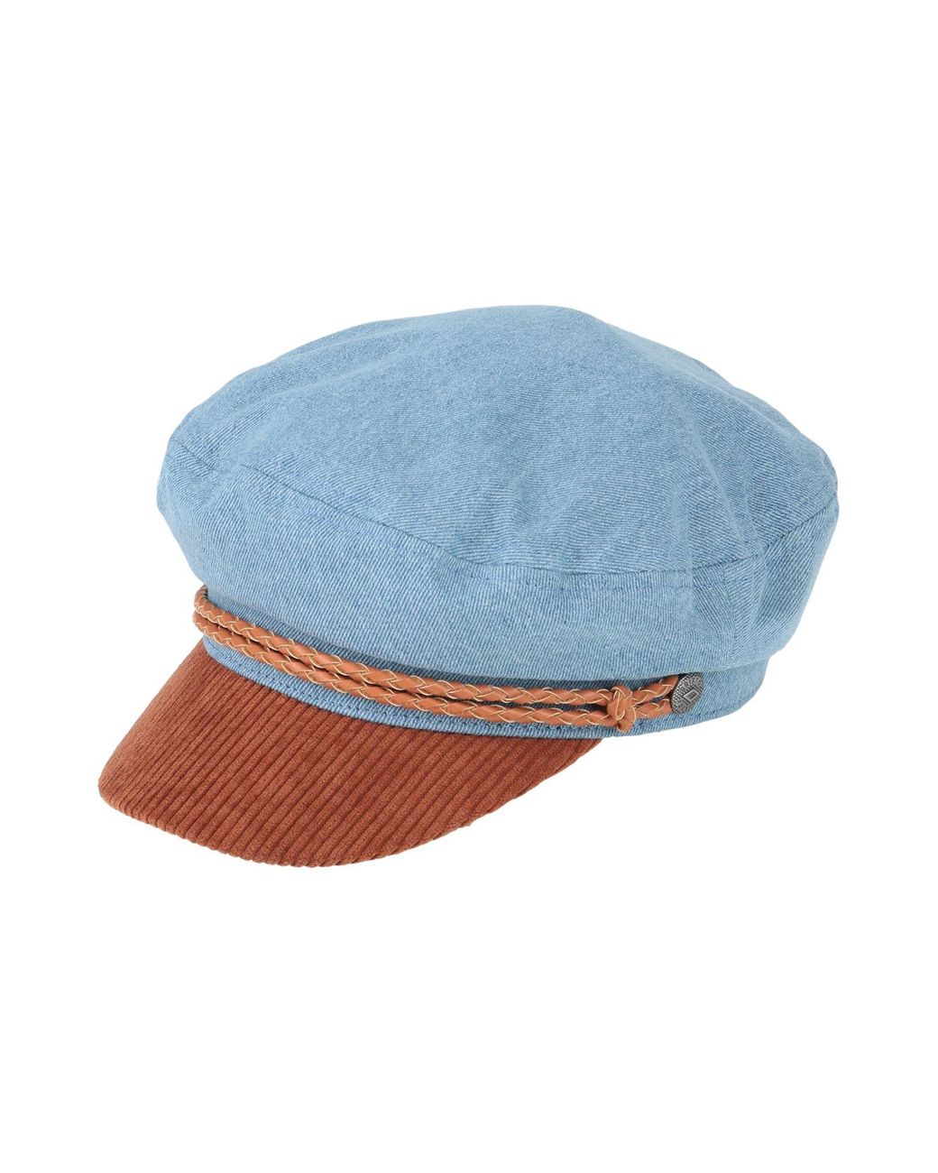 Brixton Velvet Hat in Sky Blue (Blue 