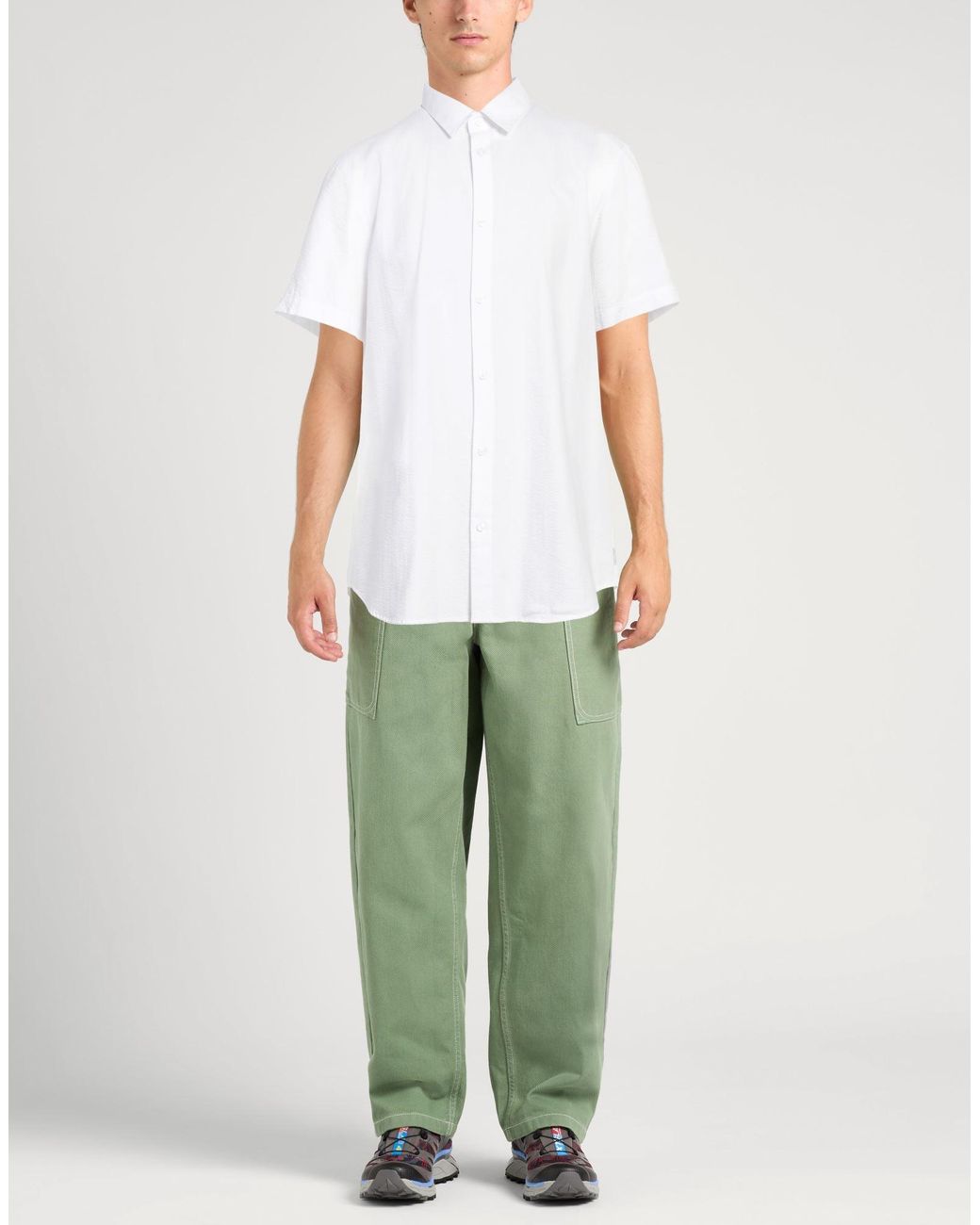 ARMANI EXCHANGE White Shirt Cotton for men