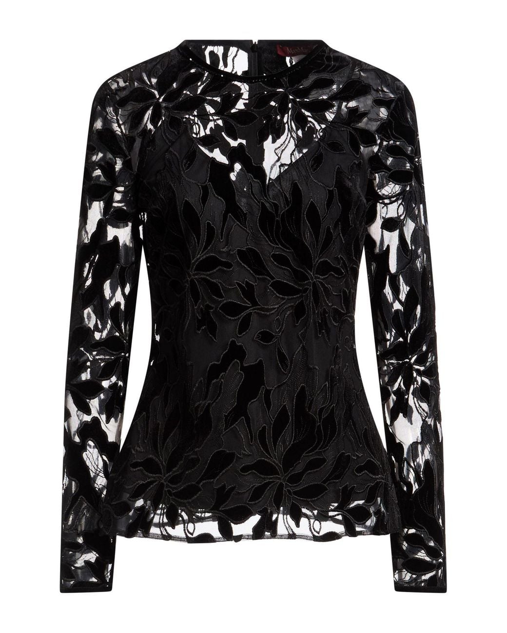 Max Mara Black Top Polyester