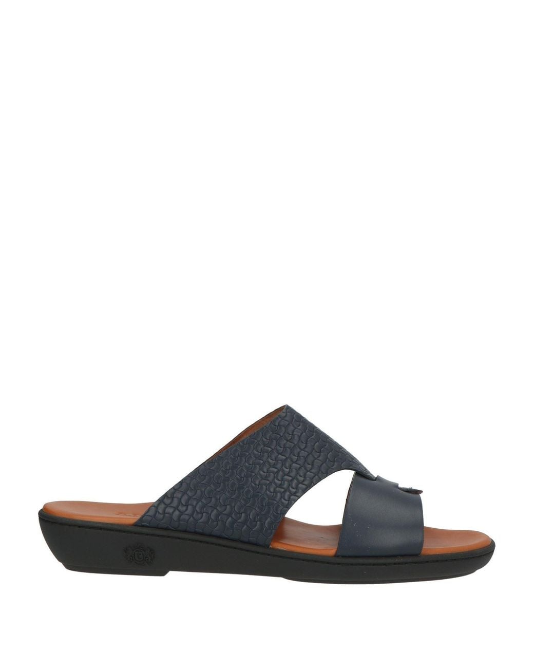Testoni Blue Midnight Sandals Leather for men