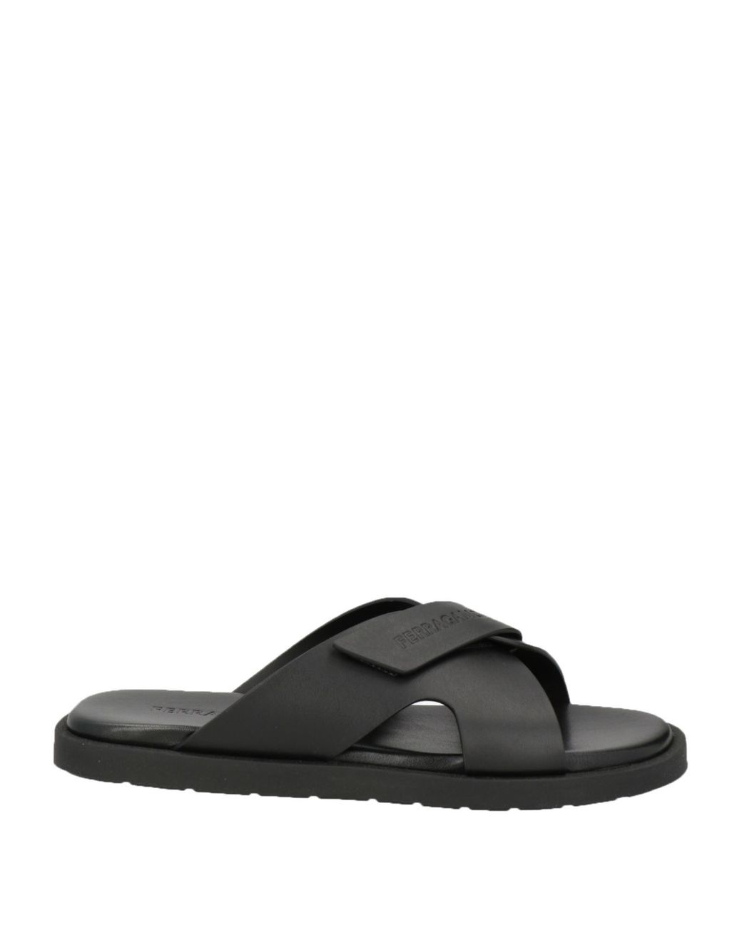 Ferragamo Black Sandals Leather for men